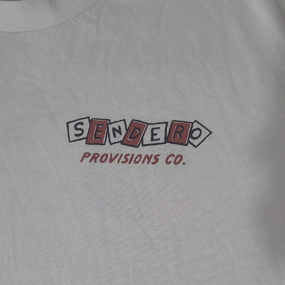 Sendero Provisions Co. Cream Cow Chip T-Shirt- XL